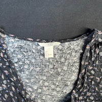 Blouse - Black & Pink - Size L