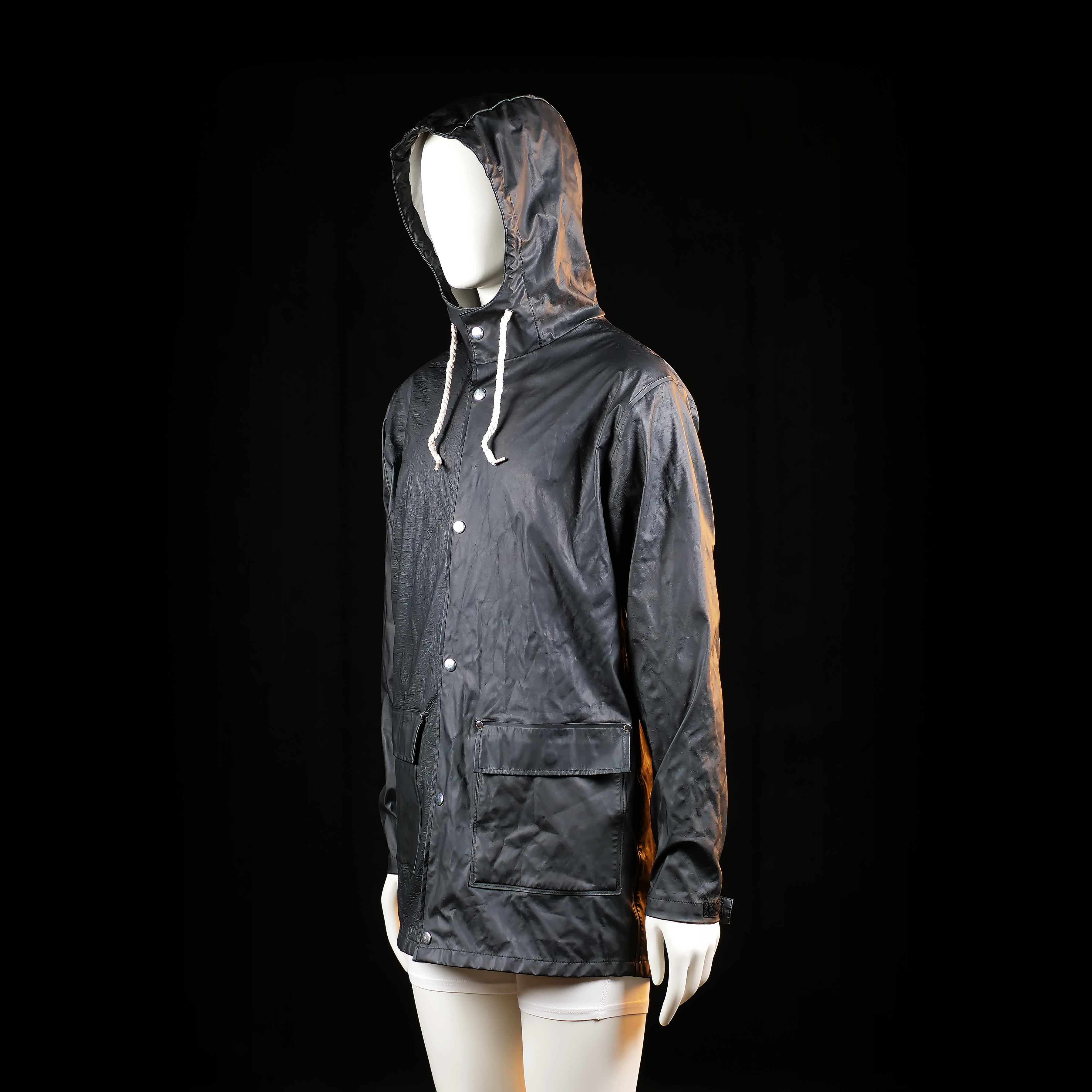 Rain jacket - Black - Size S, M