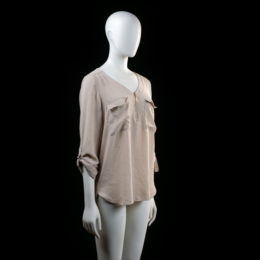 Blouse - Beige - Size 42