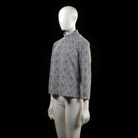 Blouse - White & Black - Size L