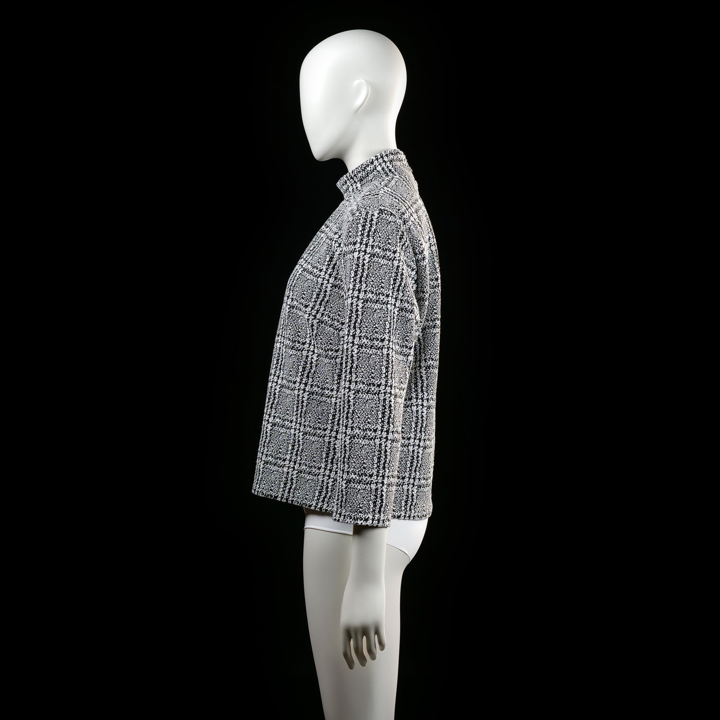 Blouse - White & Black - Size L