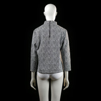 Blouse - White & Black - Size L