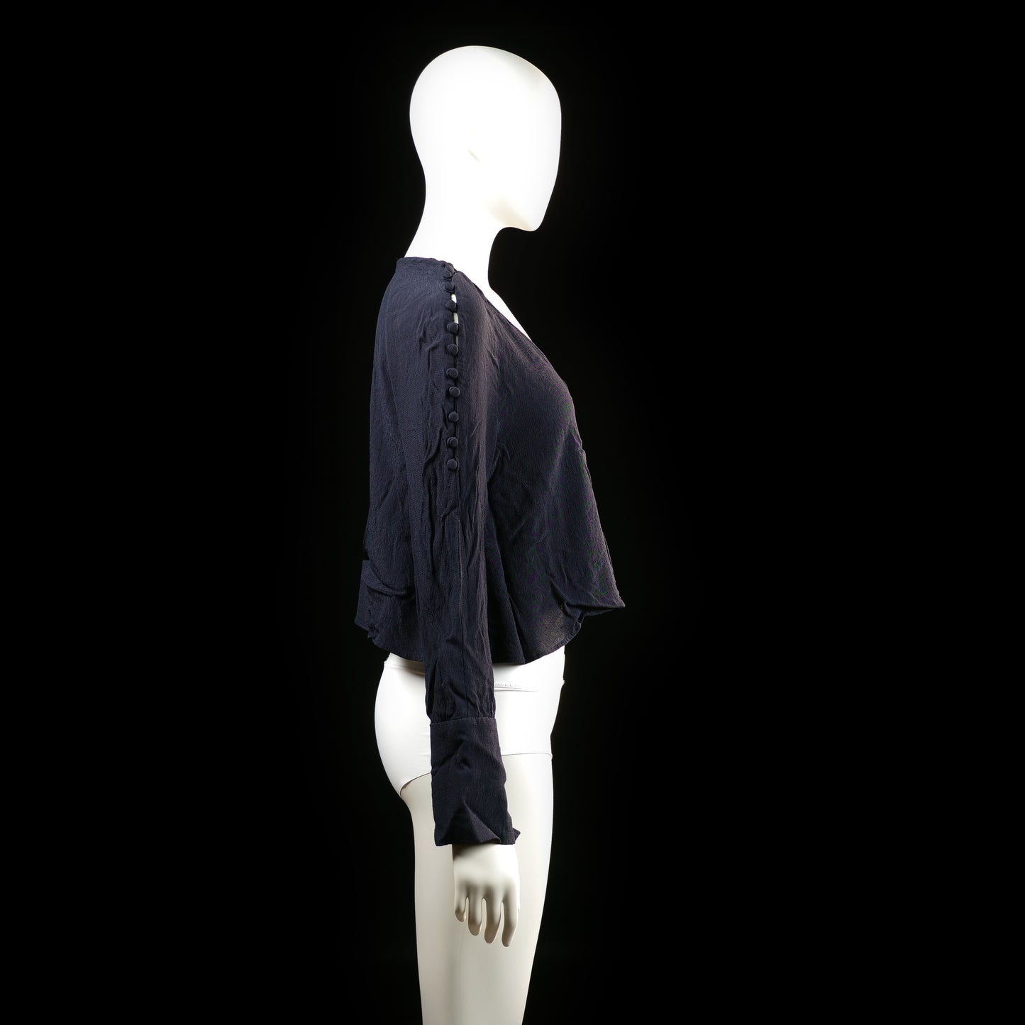 Blouse - Navy - Size M