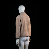 Fleece jacket - Camel & Black - Size S