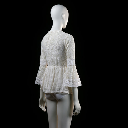 Blouse - Ivory - Size M