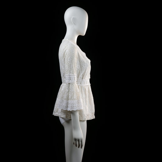 Blouse - Ivory - Size M