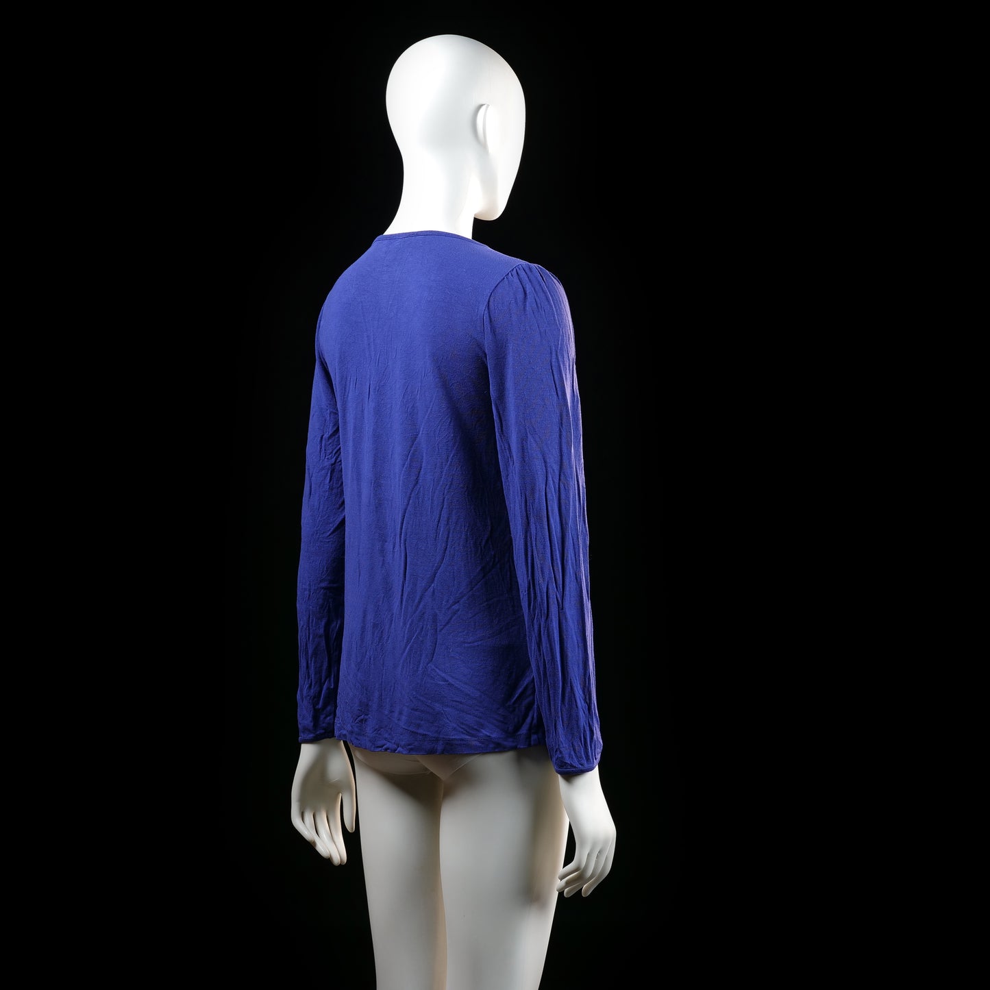 Blouse - Indigo & White - Size M