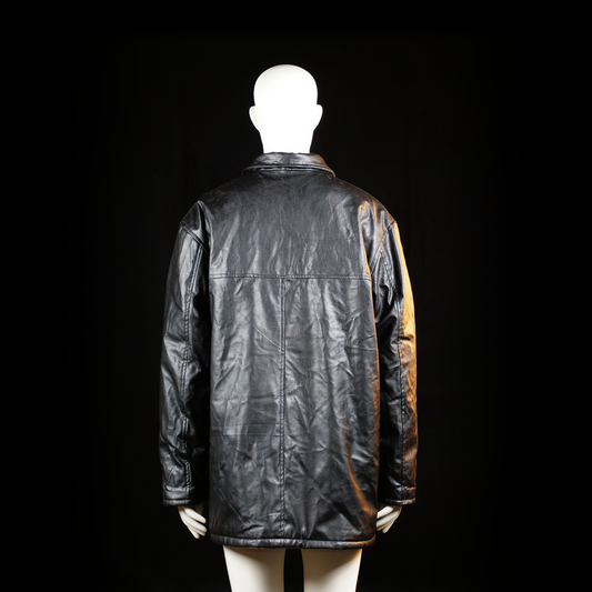 Leather jacket - Black - Size XXL