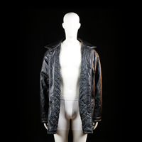 Leather jacket - Black - Size XXL