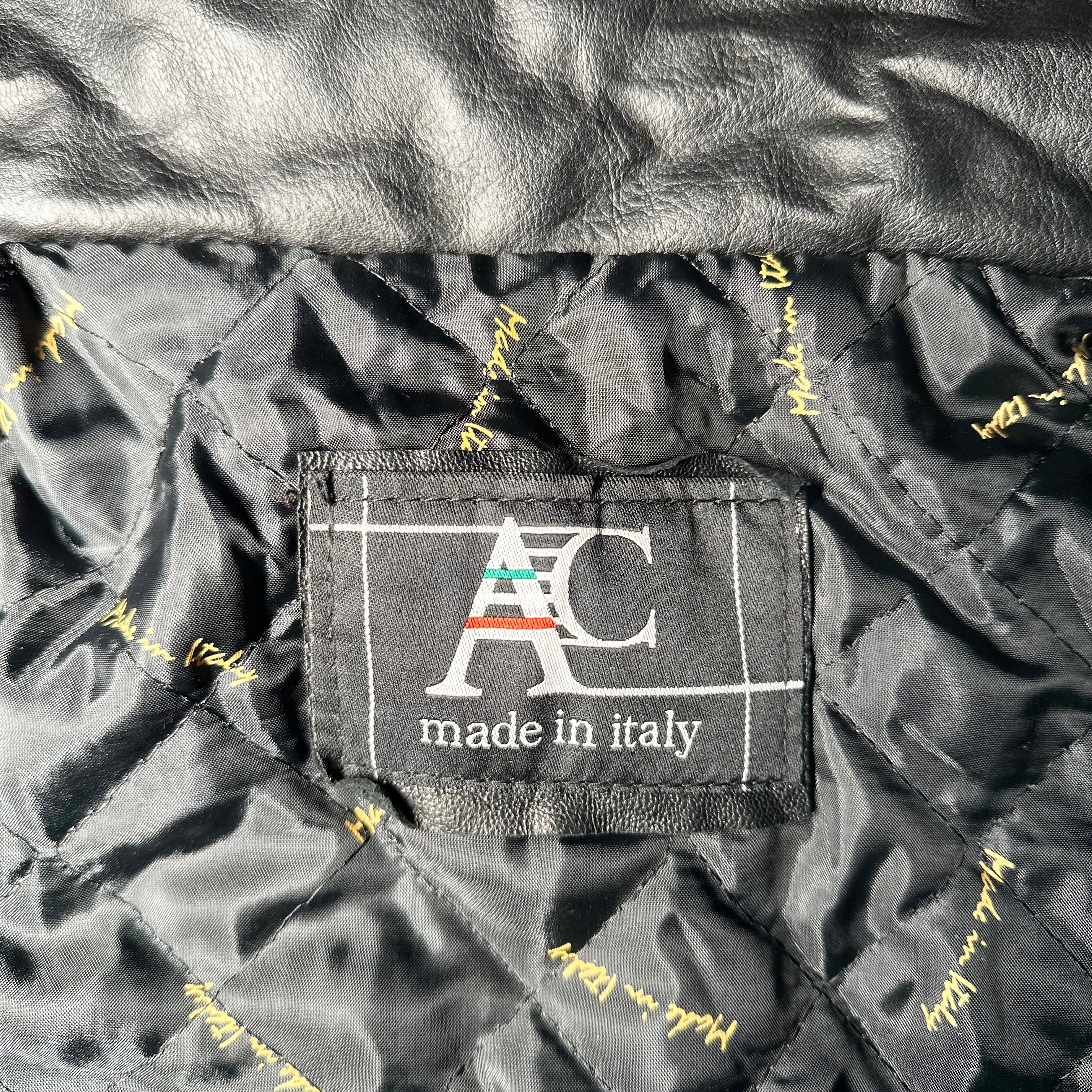Leather jacket - Black - Size XXL