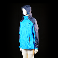 Rain jacket - Sky Blue & Navy - Size 56