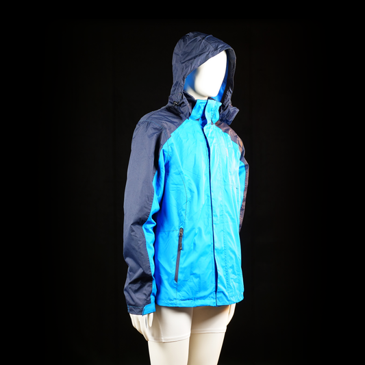Rain jacket - Sky Blue & Navy - Size 56