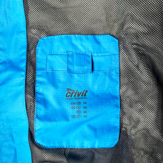 Rain jacket - Sky Blue & Navy - Size 56
