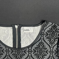 Blouse - Gray & Black - Size M