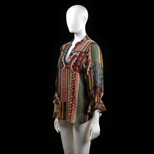 Blouse - Multicolored - Size 42