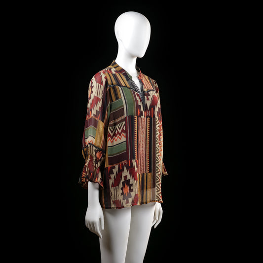 Blouse - Multicolored - Size 42