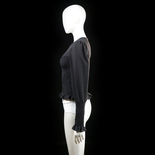 Blouse - Black - Size S