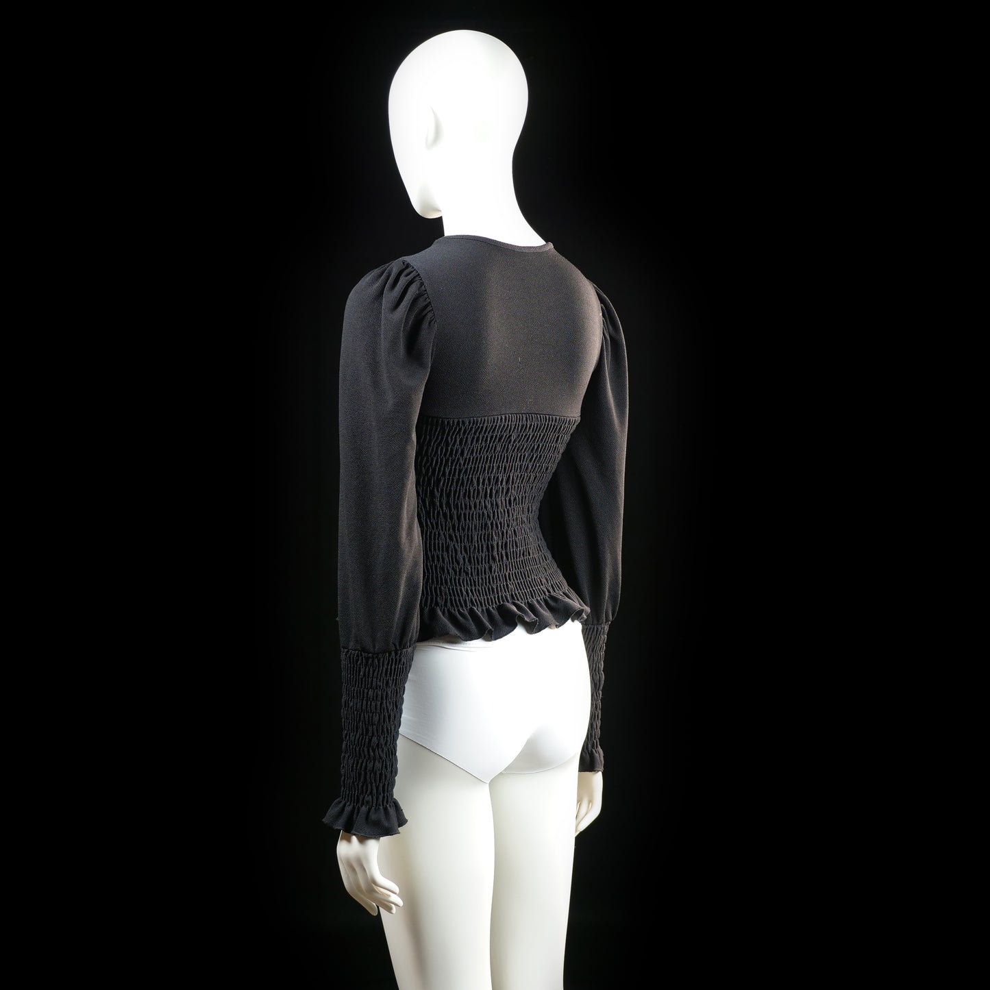 Blouse - Black - Size S