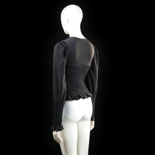 Blouse - Black - Size S