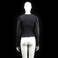 Blouse - Black - Size S
