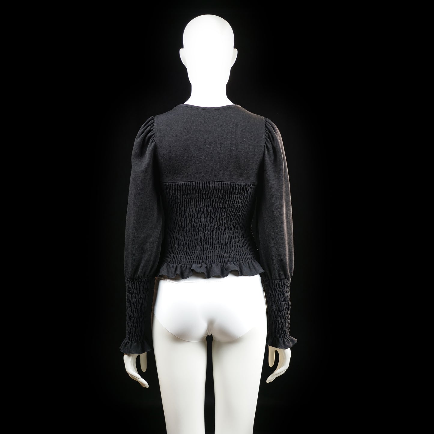 Blouse - Black - Size S