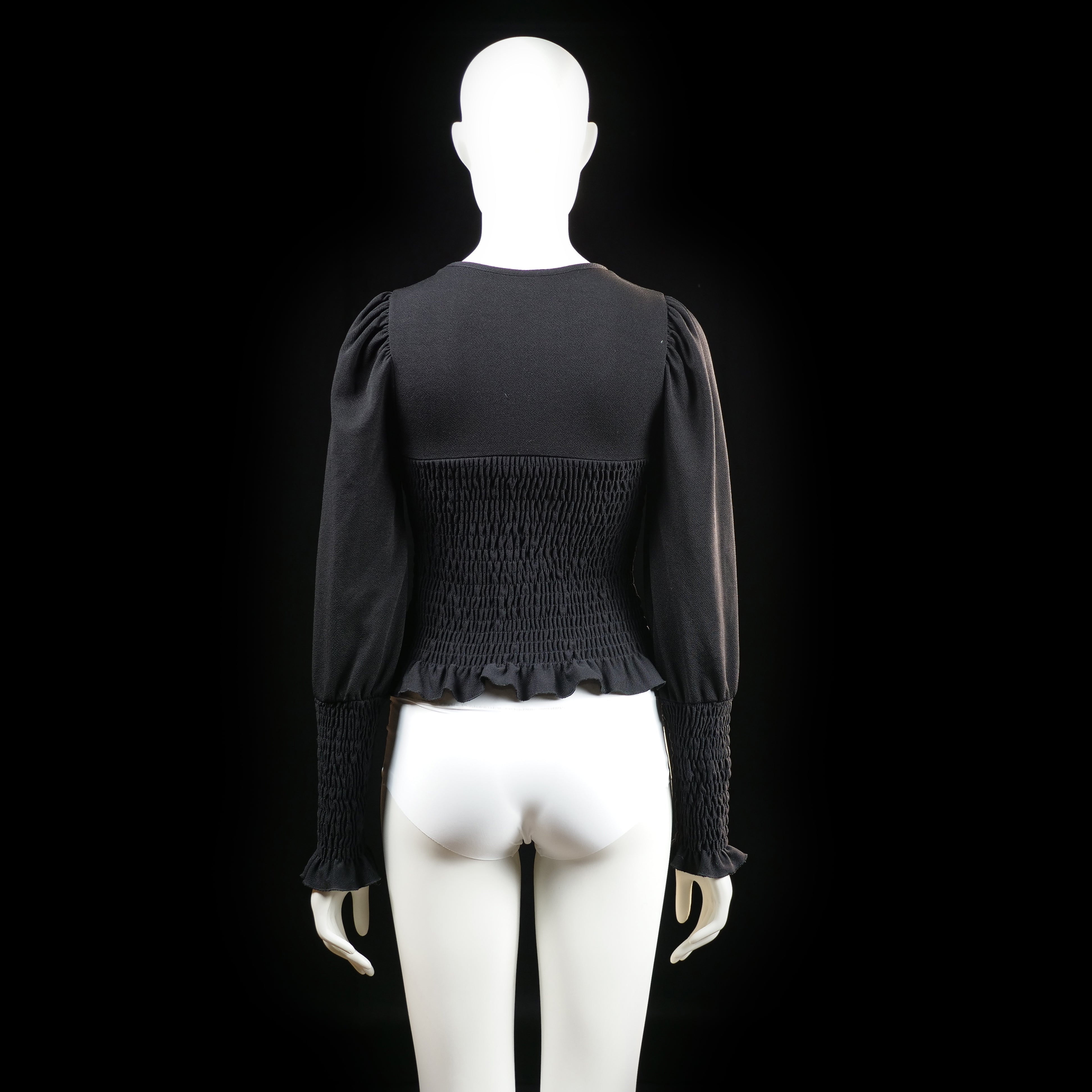 Blouse - Black - Size S
