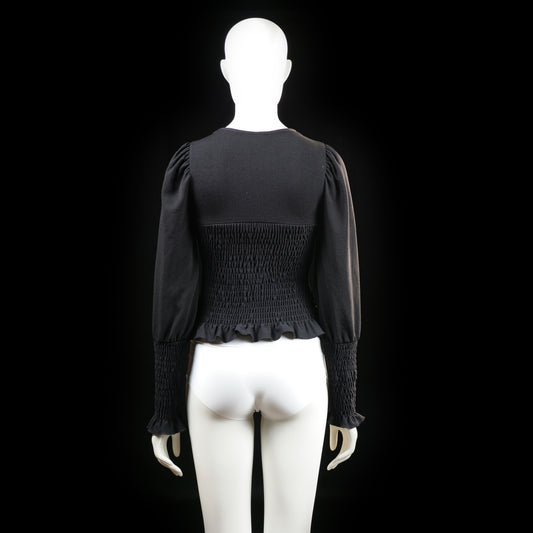 Blouse - Black - Size S