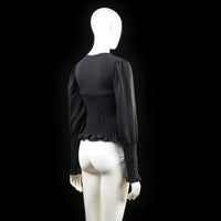 Blouse - Black - Size S