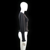 Blouse - Black - Size S