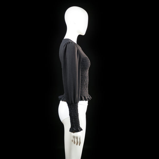 Blouse - Black - Size S