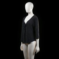 Blouse - Black & White - Size XL