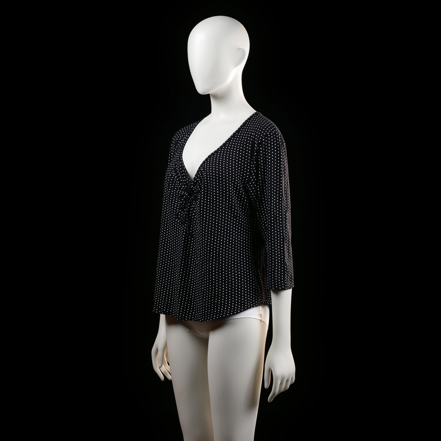 Blouse - Black & White - Size XL