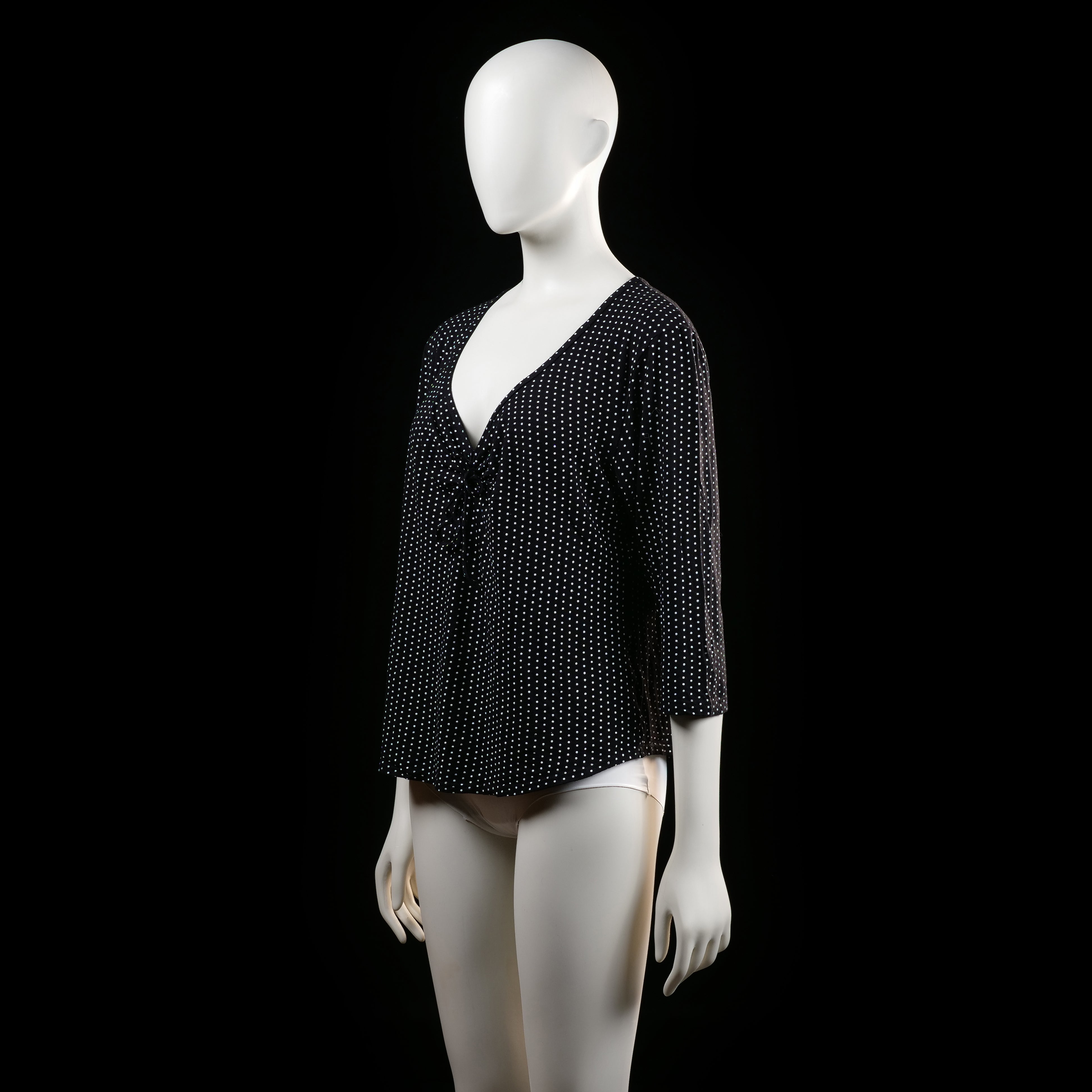 Blouse - Black & White - Size XL