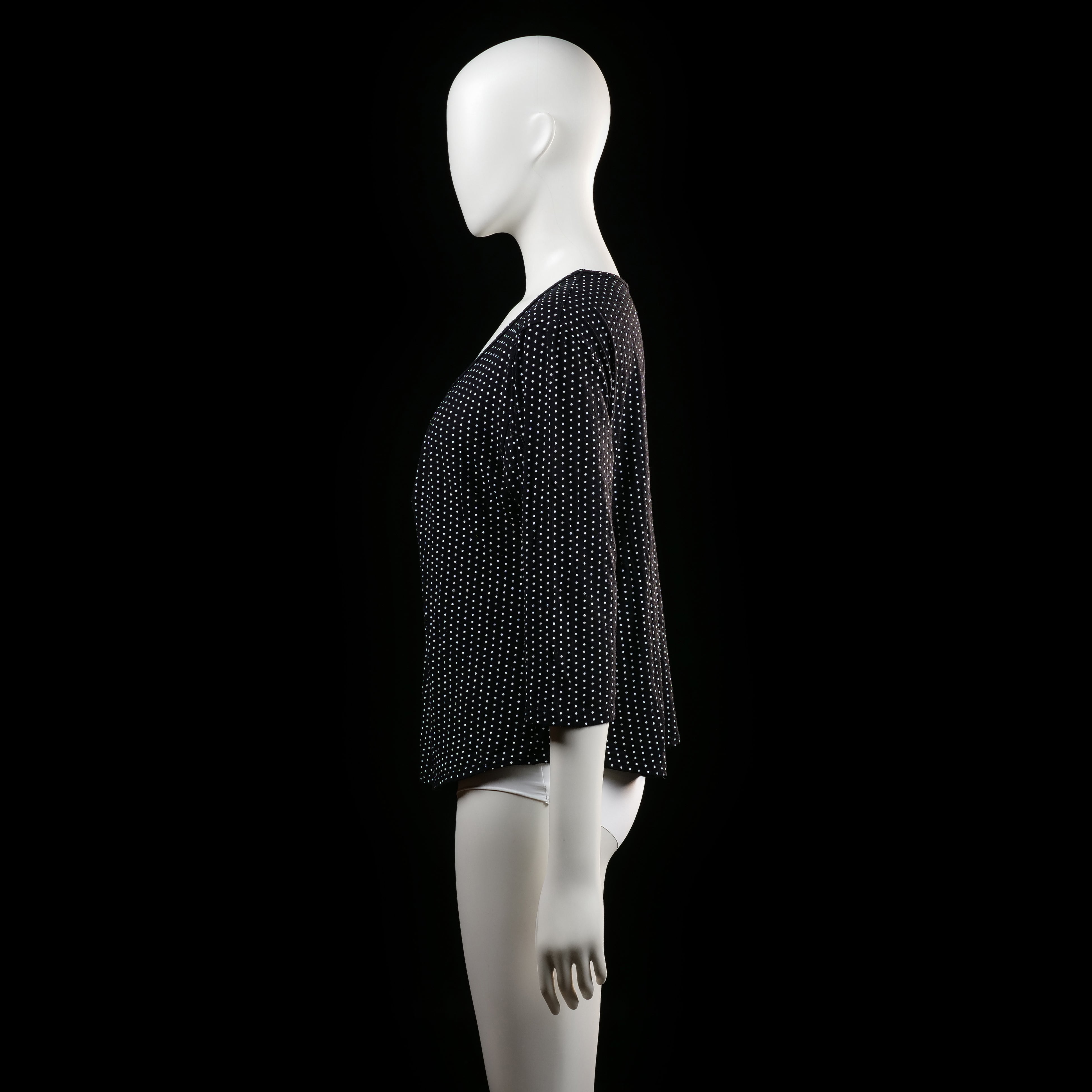 Blouse - Black & White - Size XL