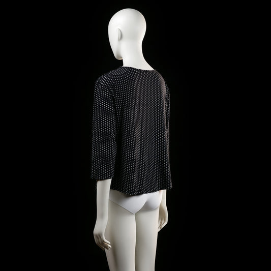 Blouse - Black & White - Size XL