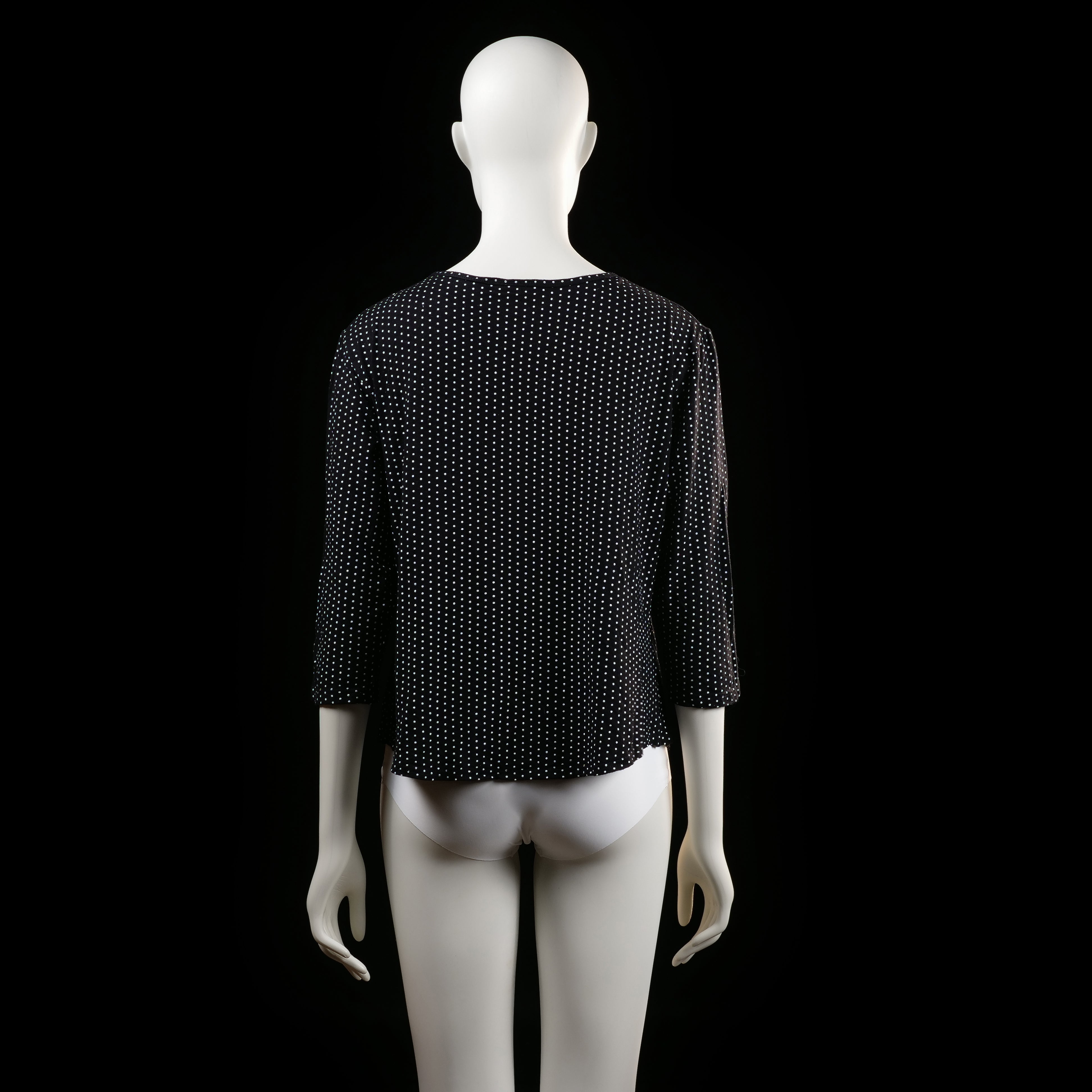 Blouse - Black & White - Size XL