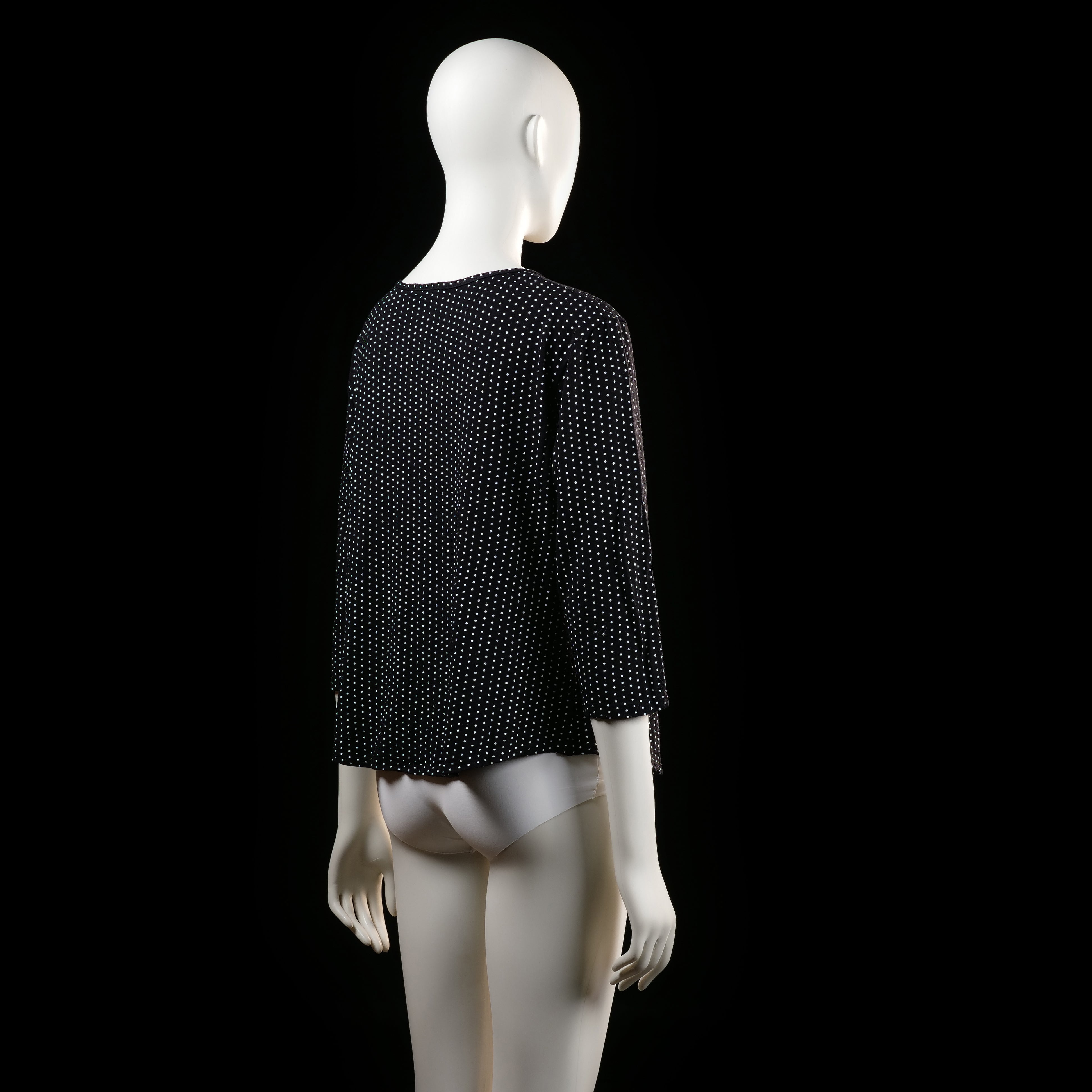 Blouse - Black & White - Size XL