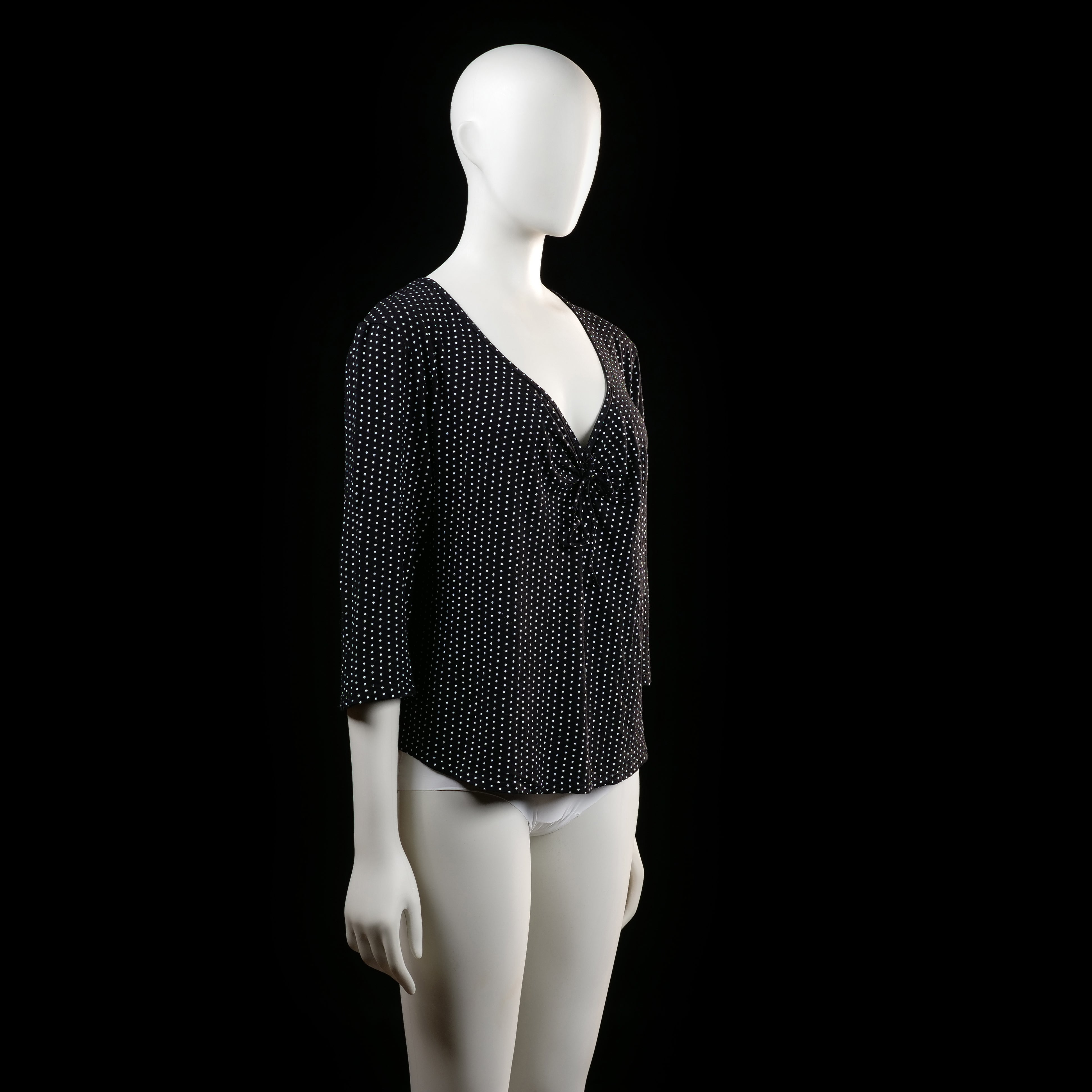 Blouse - Black & White - Size XL