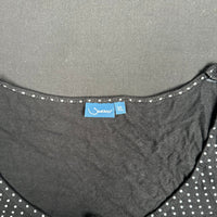 Blouse - Black & White - Size XL