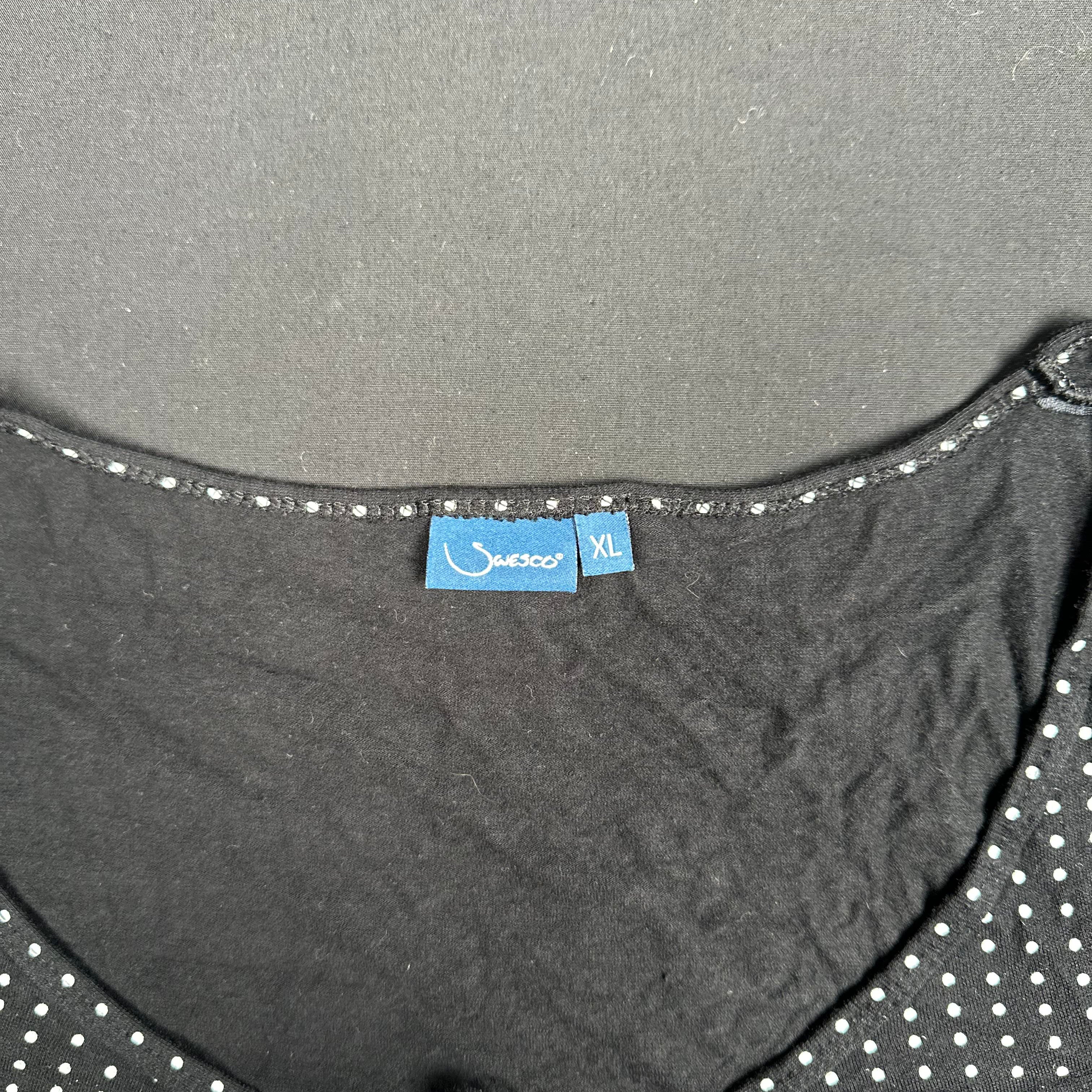 Blouse - Black & White - Size XL