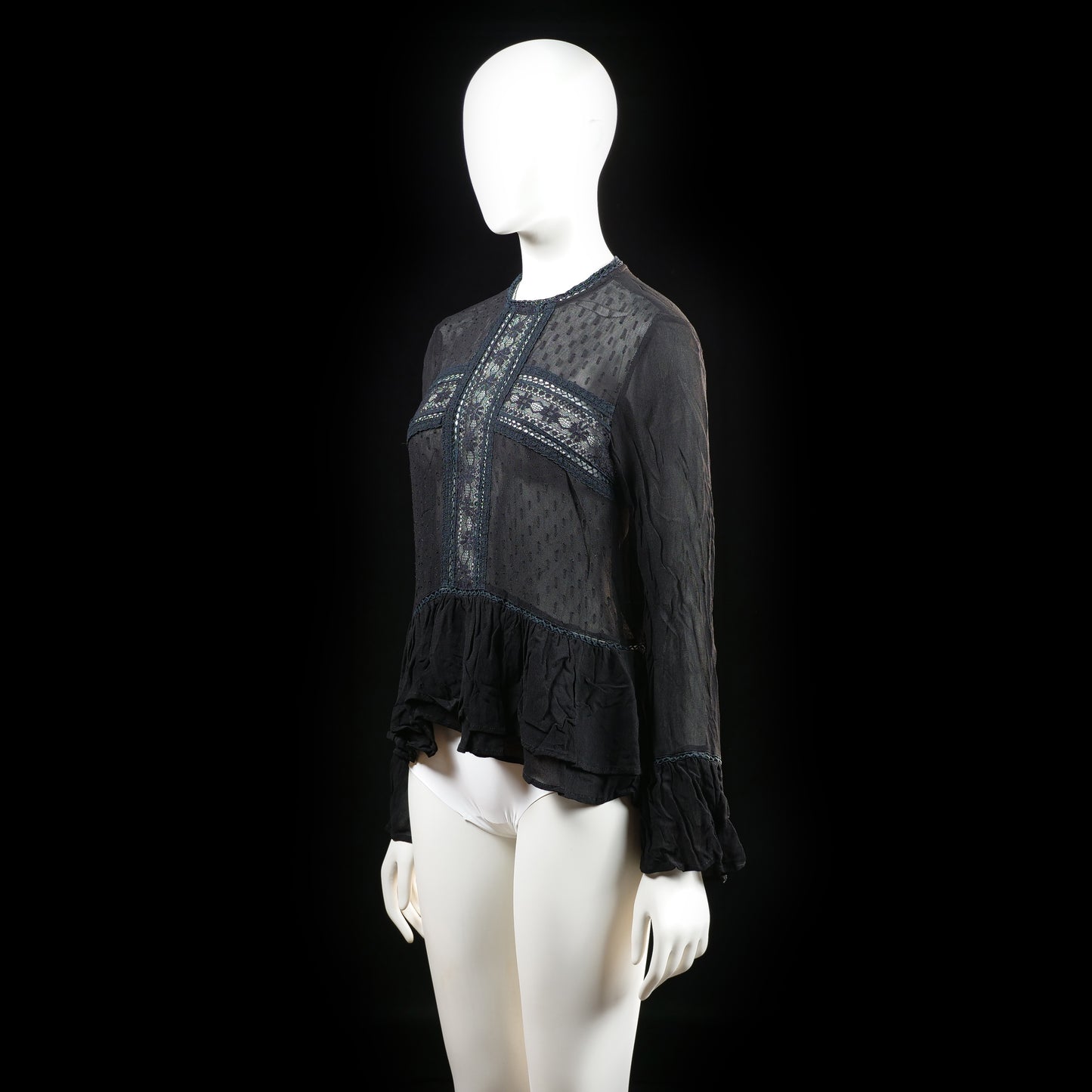 Blouse - Black - Size 42