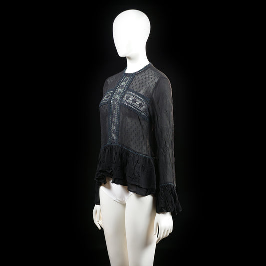 Blouse - Black - Size 42