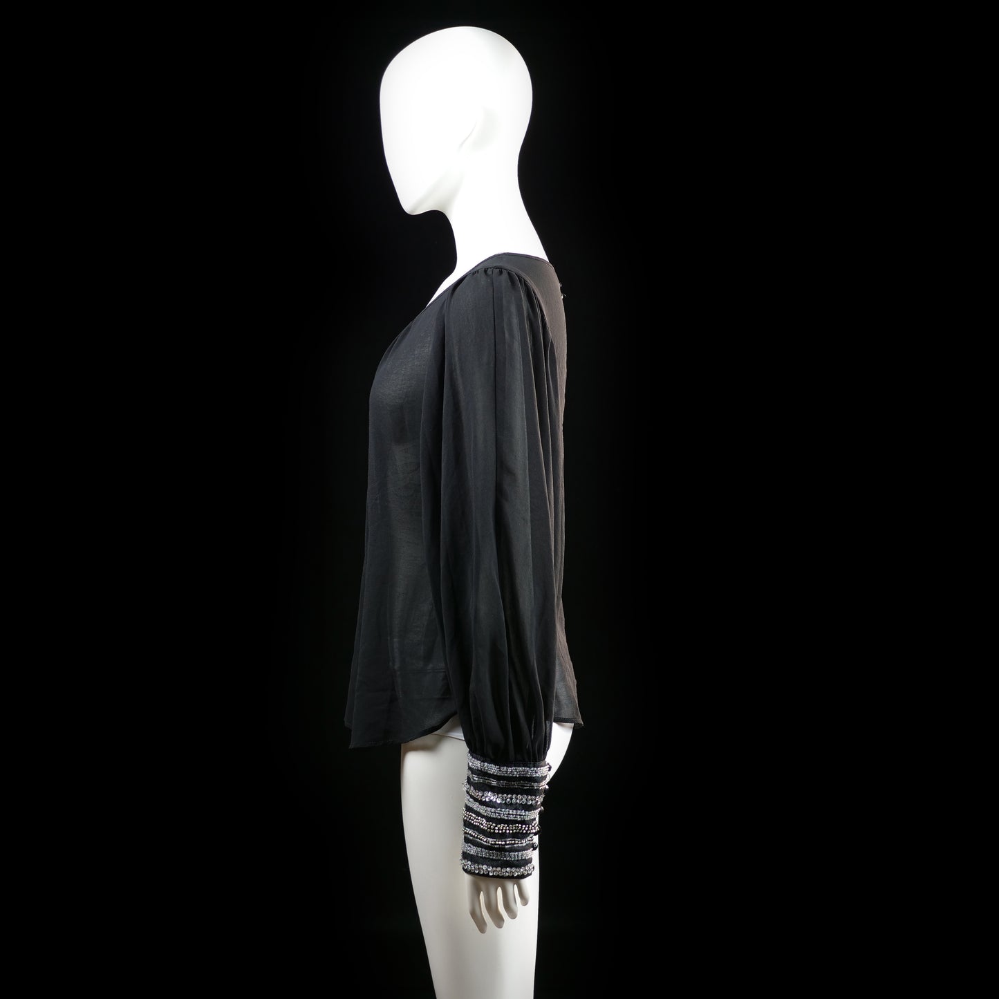 Blouse - Black & White - Size 40