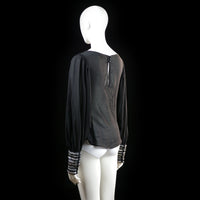 Blouse - Black & White - Size 40
