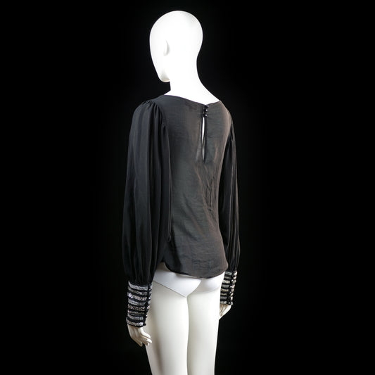 Blouse - Black & White - Size 40