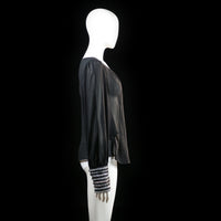 Blouse - Black & White - Size 40