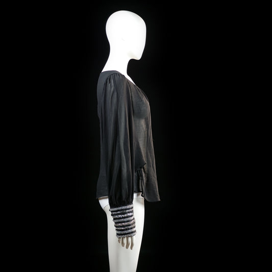 Blouse - Black & White - Size 40
