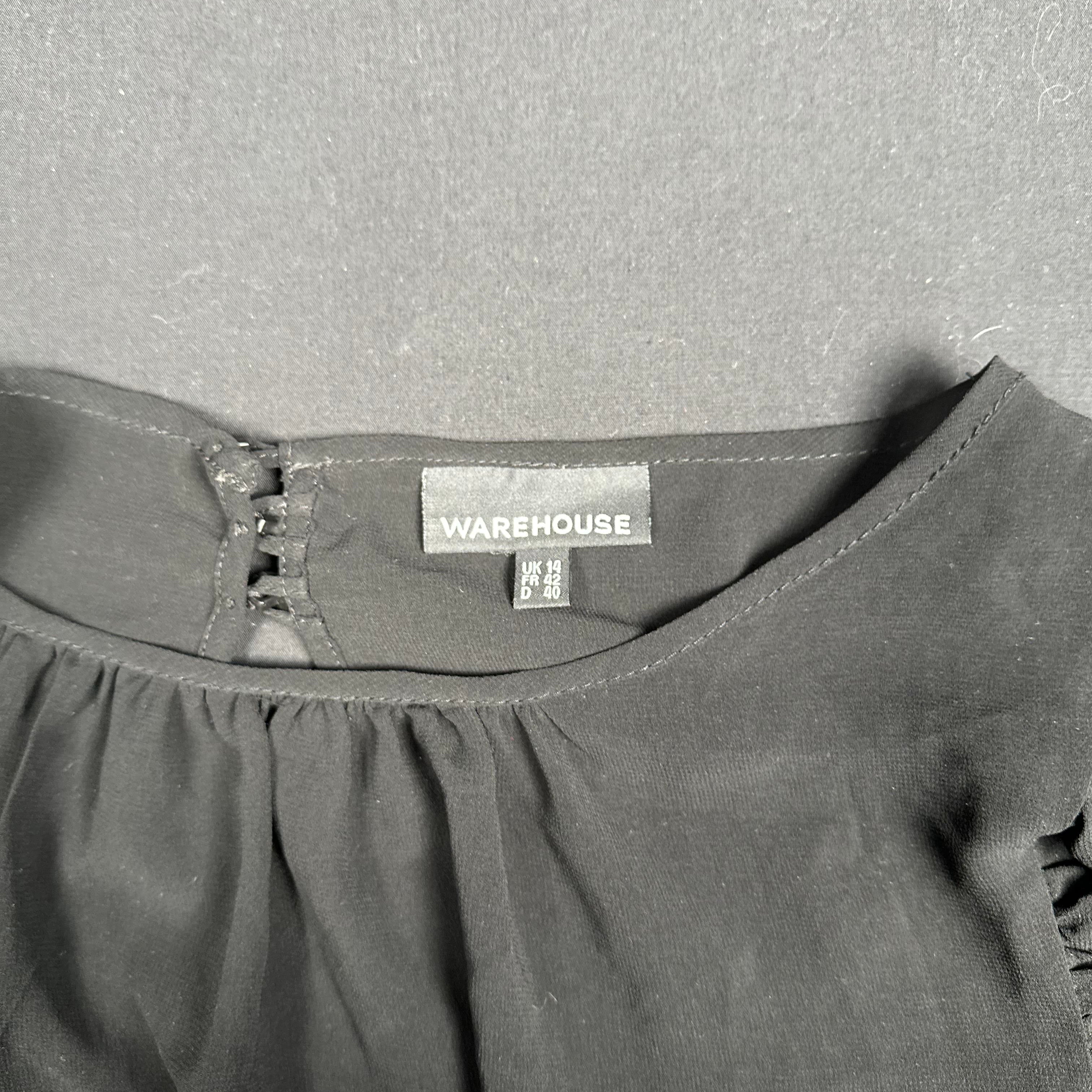 Blouse - Black & White - Size 40