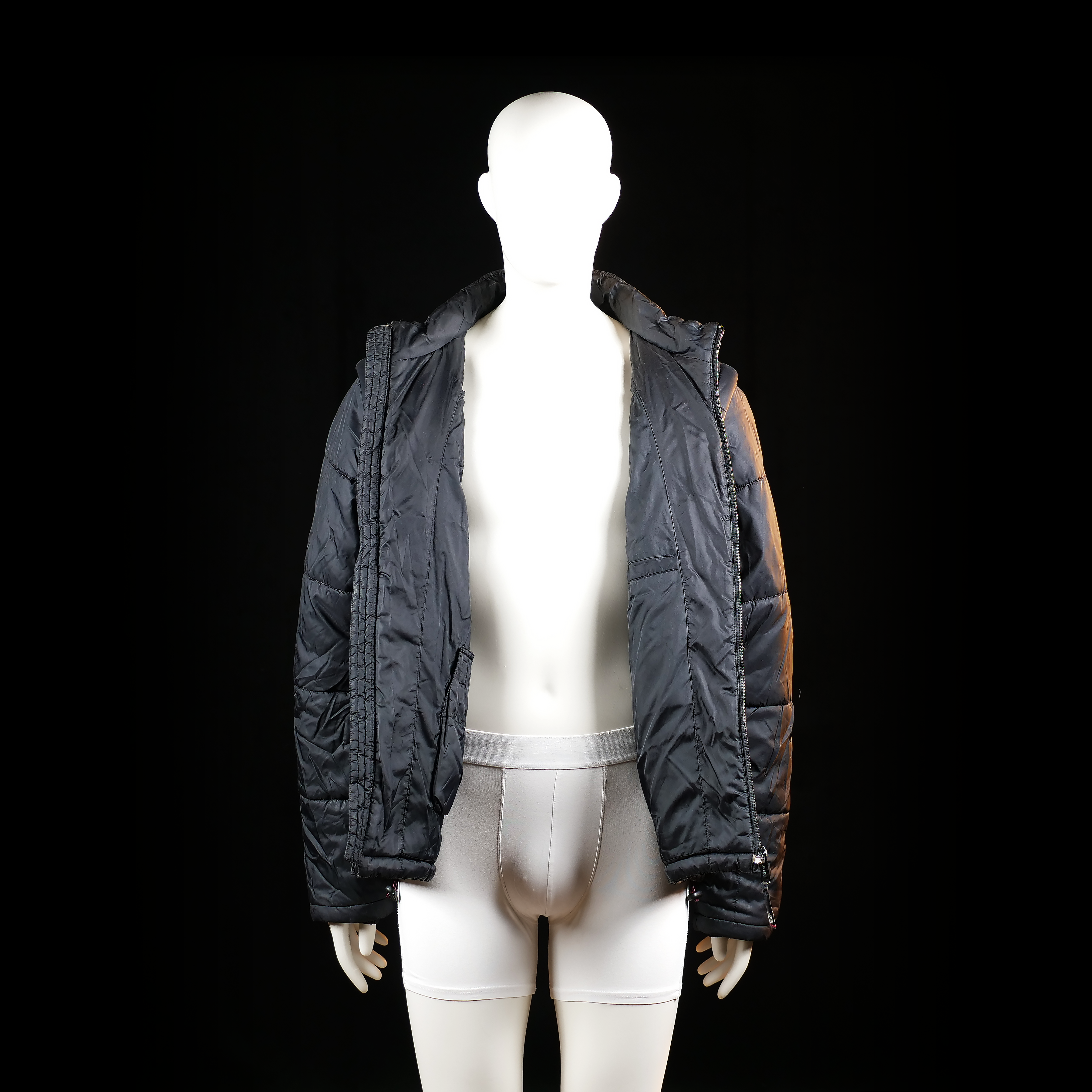 Padded jacket - Black - Size XL