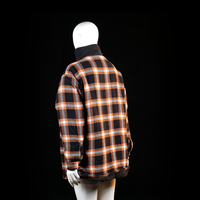 Fleece jacket - Black & Orange - Size 4XL